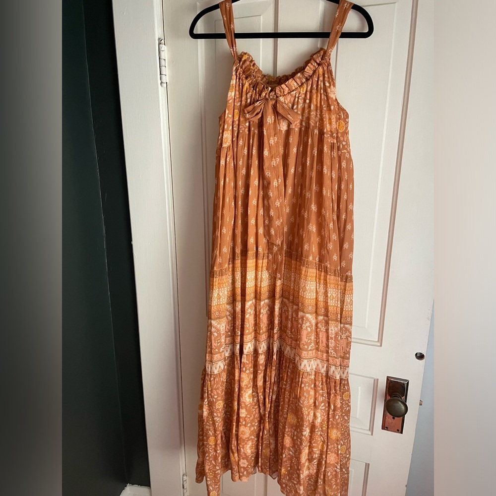 NWOT Free People x Spell and the Gypsy Utopia Tie Maxi Dress size Large - Picture 2 of 5